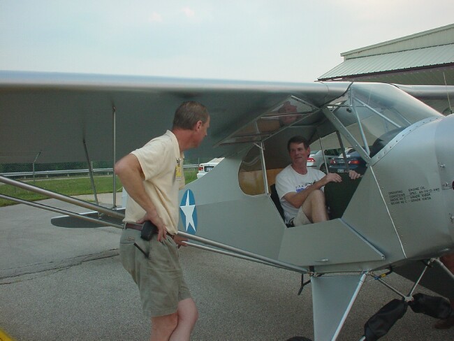 David Debriefing After First Flight